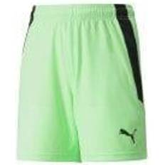 Puma Teamliga Shorts Jr - Fizzy Lime/Puma Svart