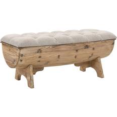 VidaXL Bancs de Rangement vidaXL Storage Bench 103 x 51 x 44 cm Solid Wood And Fabric Banc de Rangement