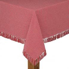 Red Cloths & Tissues Lintex Homespun Tablecloth Red