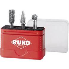 Ruko 116001 Milling set Carbide metal Shank diameter 6 mm 3-piece