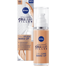 Nivea cellular filler serum Nivea Hyaluron Cellular Filler 3-i-1 Care Makeup Mörk 30ml