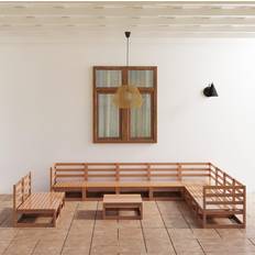 vidaXL honungbrun Loungeset