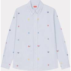 Kenzo Pixel Striped Shirt Blue