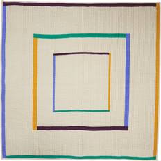 Hübsch Twist Colcha Beige, Multicolor (260x260cm)