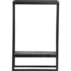 Vægreol Woood Vægreol sort metal Væghylde 60cm