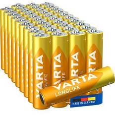 Varta longlife aaa Varta 40 Batterien LONGLIFE Micro AAA 1,5 V