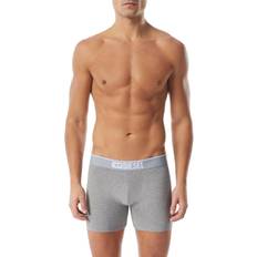 Grey - Women Men's Underwear Diesel Pack Damien Trunks