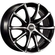 DBV Tropez Black glossy front polished 7.5x17 5x112 ET35