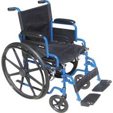 Health Drive Medical Blue Streak Wheelchair BLS18FBD-ELR