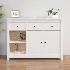 vidaXL White Pine Sideboard