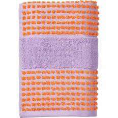 Juna Check Guest Towel Purple, Orange (100x50cm)