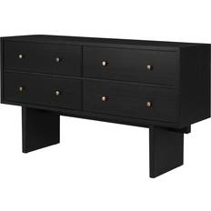 GUBI Private Brown Black Stained Oak Sideboard