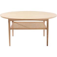 Intarsia Furniture No. 100 Hvidolieret Eg Sofabord 100cm