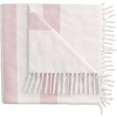 Helena Springfield Vermont Woven Blankets Pink, White