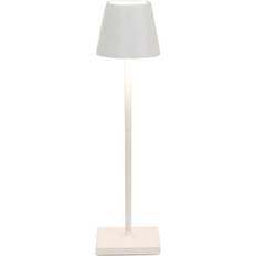 Zafferano Poldina Mikro Genopladelig Lampe IP65 Hvid Bordlampe