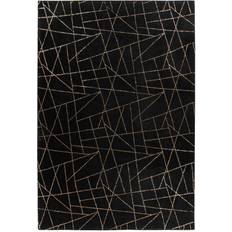 Polyester Teppiche & Felle Teppich 'Bijou' 160x230 Gold, Schwarz cm