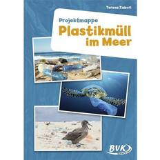 Projektmappe Plastikmüll im Meer. Projektmappe