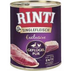 Rinti Singlefleisch Exclusive Geflügel Pur 12 800g Dose Hundenass...