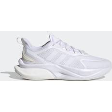 Synthétique Chaussures de Course Adidas AlphaBounce+ HP6143 Triple White Sneakers - Men's