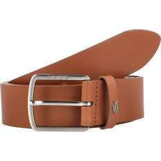 Lacoste Belts Lacoste Leather Belt Mens - Brown