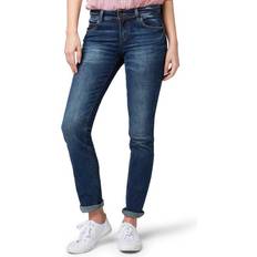 Tom Tailor Abbigliamento Tom Tailor Alexa Straight Jeans Donna 10281 - Mid Stone Wash Denim