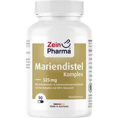 Mælkebøtte kosttilskud Zein Pharma Mælkebøtte Kompleks 525mg 90 Kapsler 90 stk