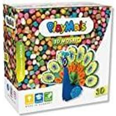 3D Mosaik påfågel kreativt set för pyssel för barn från 3 år Över 2 300 stycken & 3D-mallar Främjar kreativitet och finmotorik Naturliga leksaker