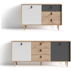 Beige Sideboards byLIVING »Bill«, Artisan Sideboard