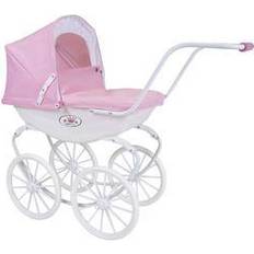 Knorrtoys Poupées et Maisons de Poupée Knorrtoys Puppenwagen Classic pram rose/white/princess