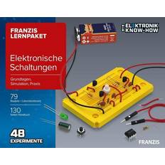 Franzis Experimentlådor Franzis Lernpaket Elektronische Schaltungen, 79 Bauteile und Laborsteckboard