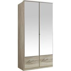 WIMEX Kast Met 2 Spiegeldeuren En 2 Laden L91 cm