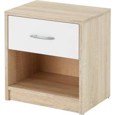 Stella Trading Pepe Oak Sonoma/White Mesita de noche 28x39cm