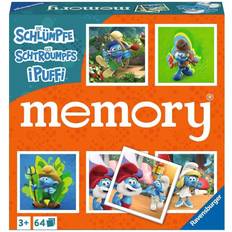 Minnesspel Ravensburger Memory smurfarna – 20926 – spelklassikern med fantastiska bilder av roliga, blå smurskor, minnesspel för 2 – 8 spelare från 3 år