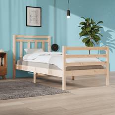 Beds & Mattresses vidaXL Solid Wood Bed Frame 90 x 200 cm