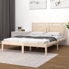 Beds & Mattresses vidaXL Bed Frame Solid