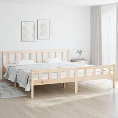 vidaXL Solid Wood Bed Frame 160x200 cm Brown