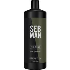 Sebastian shampoo 1000ml Sebastian Professional Hårpleje Man The Boss Thickening Shampoo 1000ml