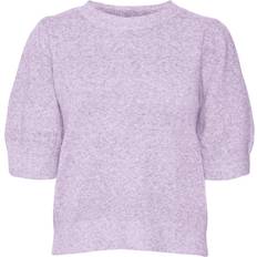 Vaatteet Vero Moda Vmdoffy Ga Noos O-Neck Pullover Sweater - Orchid Bloom/Melange