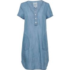 Blå Kjoler Part Two Kaminas Dress - Medium Blue Denim