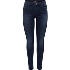 Only Jeans Mid Skinny Woman Wauw - Bleu