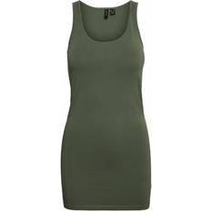 Vero Moda Vmmaxi My Soft Long Tank Top Noos damskor Topp, Laurelkrans