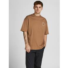 Jack & Jones T-paidat Jack & Jones Ocean Back Tee Toasted Coconut