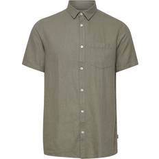 Solid Sdallan Ss Kortarmede Skjorter - Vetiver