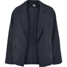 Nylon Blazere Urban Classics Ladies Ladies Oversized Crinkle Nylon Blazer black