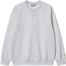 Carhartt Homme Pulls Carhartt WIP Chase Sweatshirt - Ash Heather/Gold