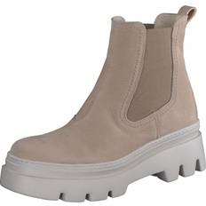 Beige - Schnürung Chelsea Boots Paul Green Winterstiefel beige 9124