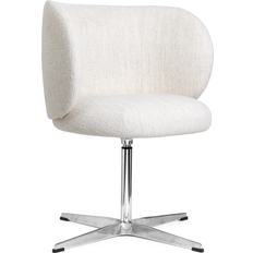 Möbel Ferm Living Stuhl Rico Dining Swivel Bouclé-Off White 62.7 x 80 x 55.3 cm Esszimmerstuhl