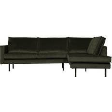 Velour hjørnesofa BePureHome Rodeo Højrevendt Velour Sofa