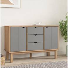 Wood Sideboards vidaXL OTTA Brown Sideboard