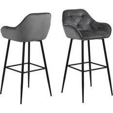 AC Design Furniture Brooke Dark Gray Barstol 104cm 2stk